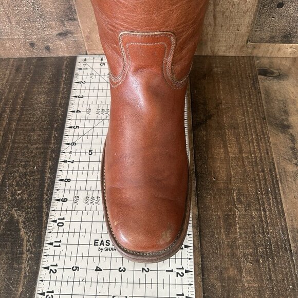 Frye 2955 Vintage White Label Tall Campus Boots Mens 11 D - Picture 5 of 12